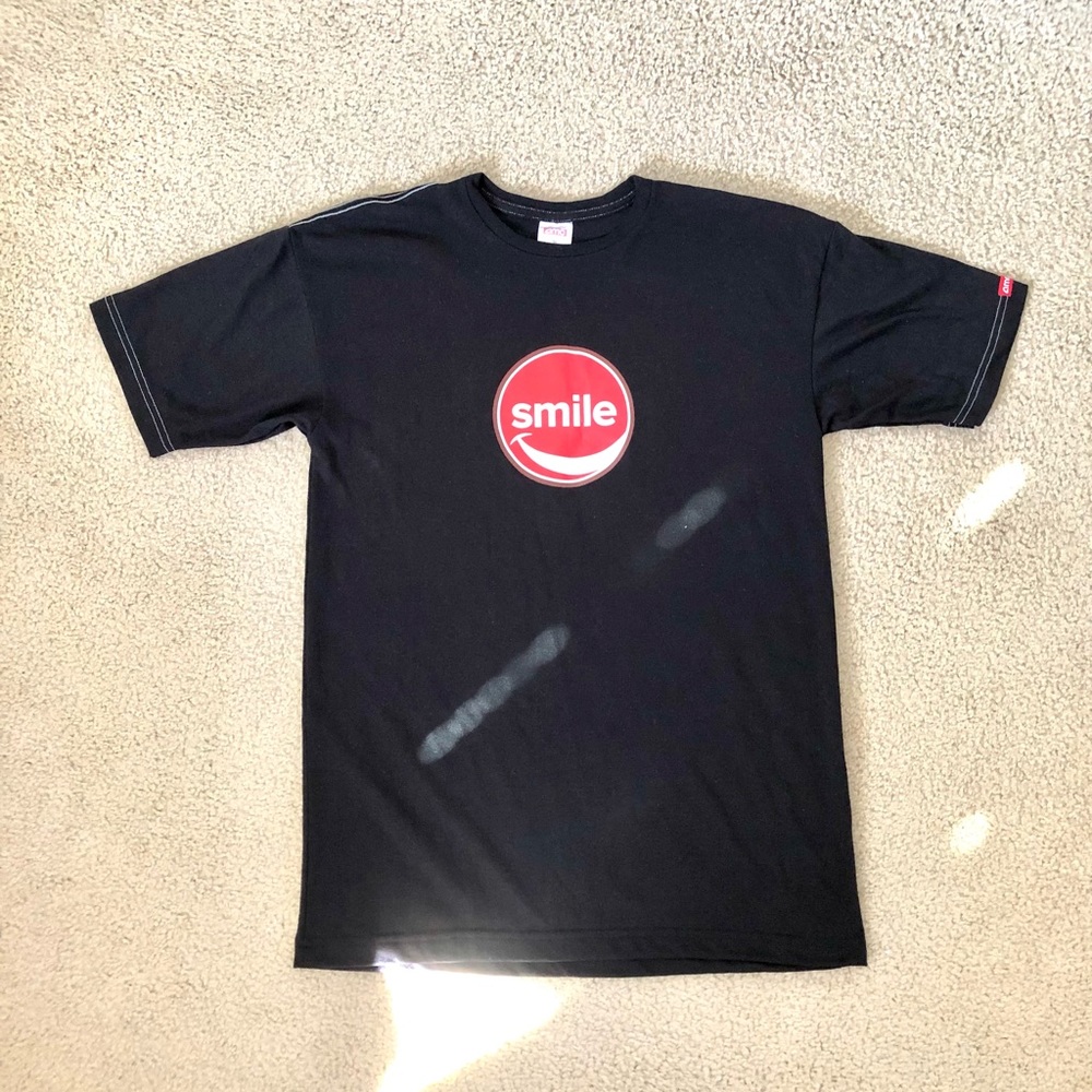 Rare Unisex AMC Movie Theatre Managment Short-sleeve Black T-Shirt Medium